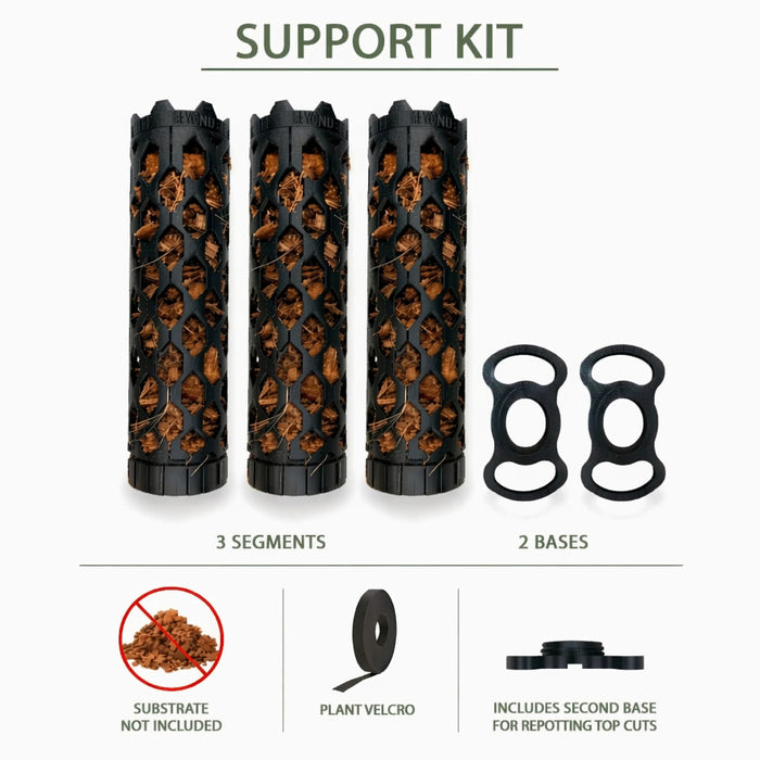 Modular Moss Pole Kit | Premium Plant Support for Climbing Plants